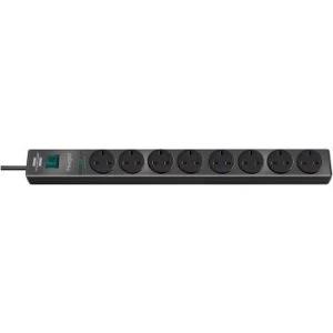 Image of Brennenstuhl Multi Socket Hugo 8 Sockets 2m Anthracite