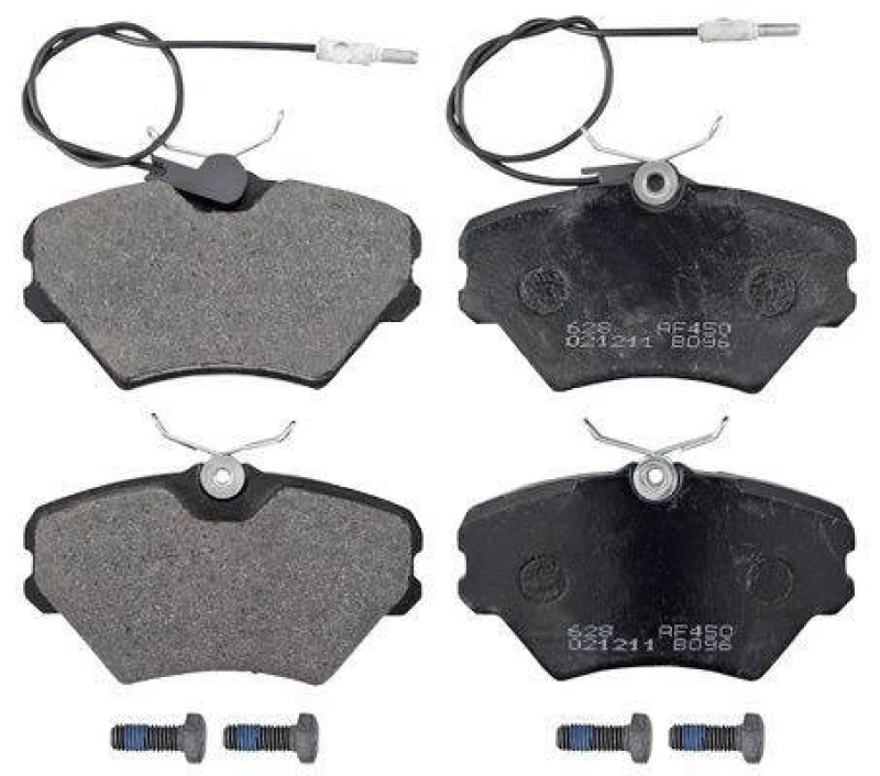 Image of A.B.S. 36867 Brake pad set incl. wear warning contact Brake Pad Set,disc brake (402)