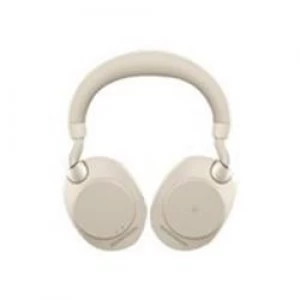 Image of Jabra Evolve2 85 USB-A MS Stereo Headset wtih Desk Stand - Beige