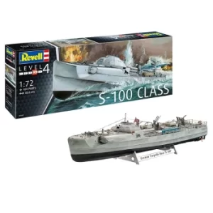 Image of German Fast Attack Craft S-100 1:72 Revell Model Kit