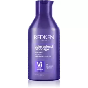 Image of Redken Color Extend Blondage purple shampoo neutralising yellow tones 300ml