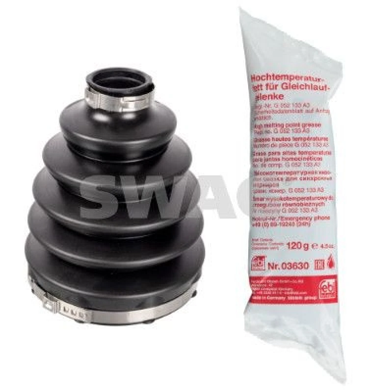 Image of CV boot kit, drive shaft SWAG 33 10 1035