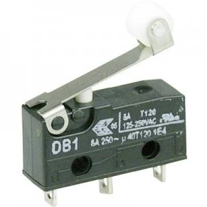 Image of Cherry Switches Microswitch DB1C A1RB 250 V AC 6 A 1 x OnOn momentary