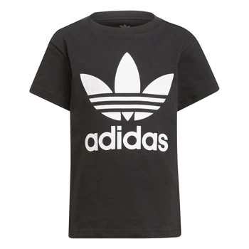 image of adidas CHANTIS boys's Childrens T shirt in Black / 4 years,4 / 5 years,5 / 6 years,6 / 7 years,7 / 8 years