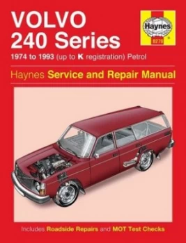 Image of Volvo 240 Series Service and Repair Manual by Haynes Publishing Book