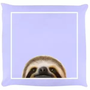 Image of Inquisitive Creatures Sloth Filled Cushion (One Size) (Lilac) - Lilac
