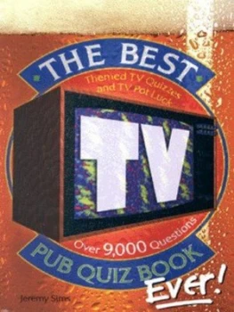 Image of The Best TV Pub Quiz Book Ever by Jeremy Sims Book