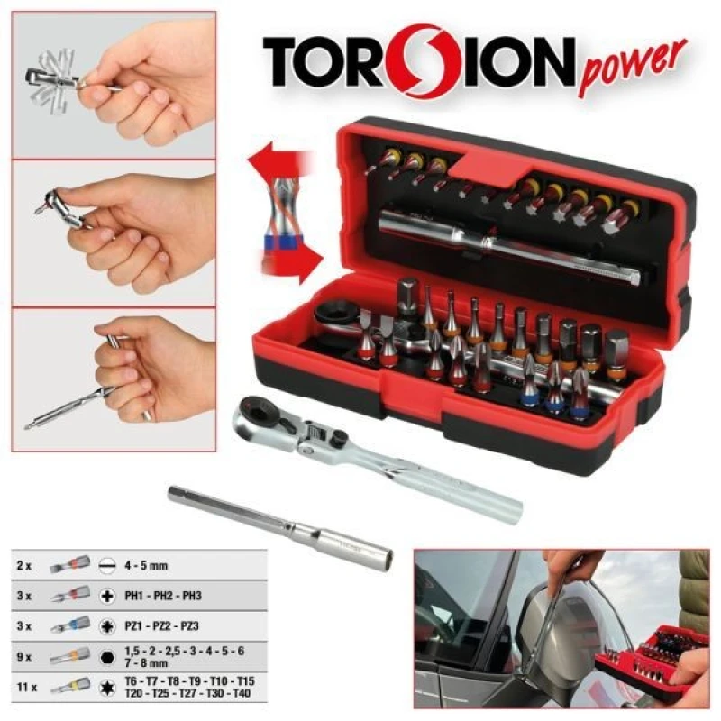 Image of Screwdriver Bits Set KS TOOLS 918.3015