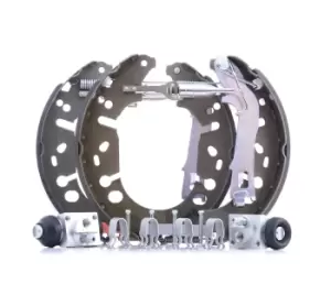 Image of BREMBO Brake Set, drum brakes K 59 047 OPEL,VAUXHALL,Corsa D Schragheck (S07),Corsa E Schragheck (X15),Adam (M13),Corsa Mk III (D) Schragheck (S07)