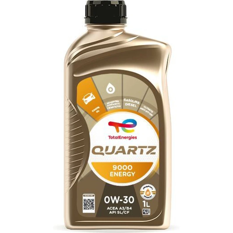 Image of TotalEnergies 213767 Engine oil TOTAL QUARTZ 9000 ENERGY 0W-30 Capacity: 1l, Synthetic Oil Engine Oil (1862)