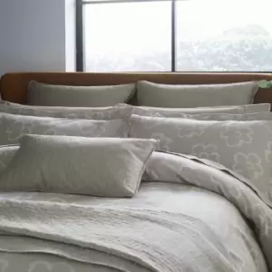 Image of Ted Baker Magnolia Jacquard Kingsize Duvet Cover, Silver