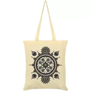 image of Grindstore Spiroscopic Dream Tote Bag (One Size) (Cream) - Cream