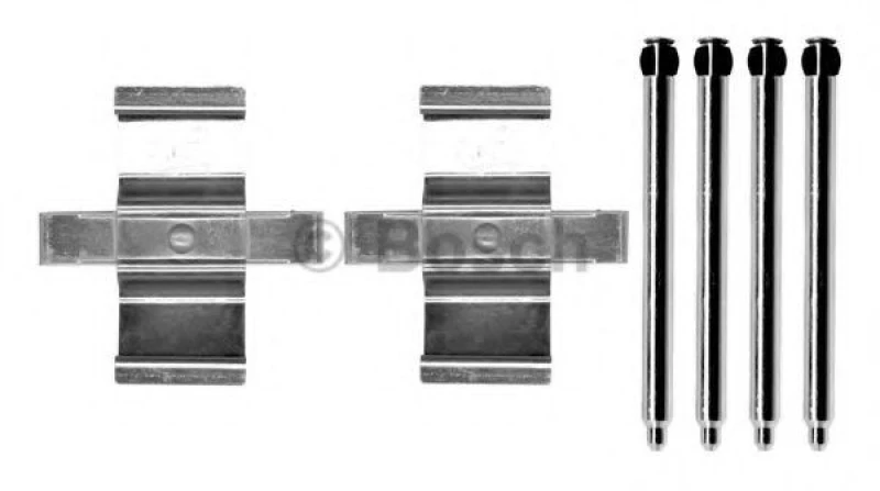 Image of Bosch 1 987 474 730 Accessory Kit, disc brake pads Accessory Kit,disc brake pads (1164)