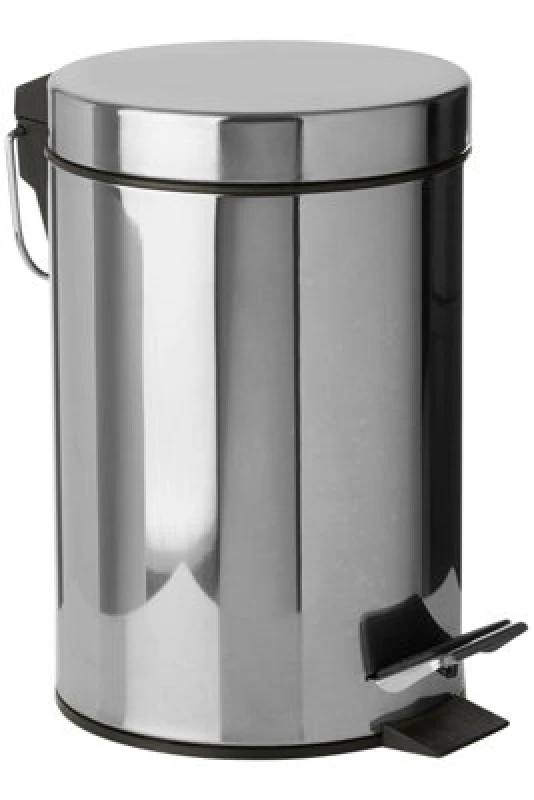 Image of Interiors by Premier 3 Ltr Pedal Bin Silver