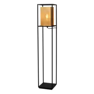 Image of Sansa Modern Floor Lamp - 1xE27 - Black