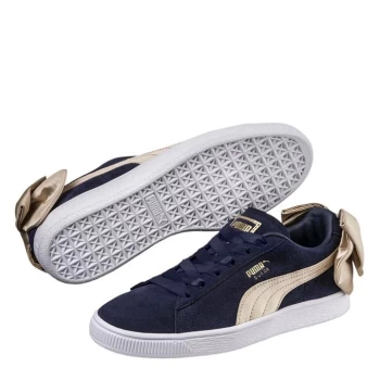 image of Puma Bow Ladies Trainers - Blue