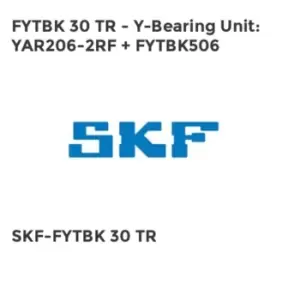 image of FYTBK 30 TR - Y-Bearing Unit: YAR206-2RF + FYTBK506