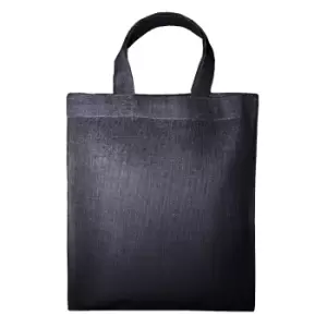 image of Jassz Bags "Oak" Small Cotton Shopper Bag (One Size) (Dark Blue)