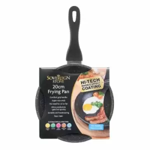Image of Sovereign Stone Forged Aluminium Marble Effect Non Stick Frying Pan - 20cm TJ Hughes