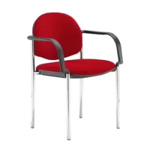 Image of Dams MTO Coda Multi Purpose Stackable Conference Chair with Fixed Arms - Solano