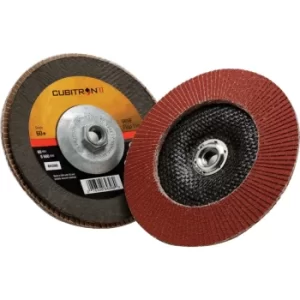 Image of 51465 969F Cubitron II Conical Flap Disc 115MM 40+