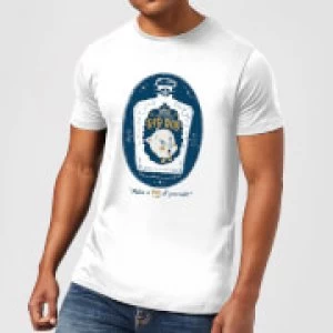 Image of Looney Tunes ACME Rib Rub Mens T-Shirt - White - 3XL