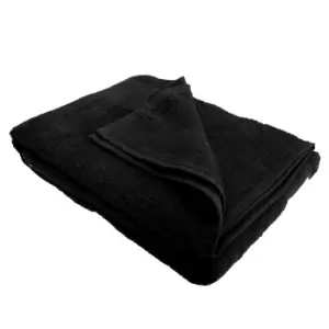 Image of SOLS Island 100 Bath Sheet / Towel (100 X 150cm) (ONE) (Black)