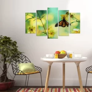 Image of 5MX-70 Multicolor Decorative MDF Painting (5 Pieces)