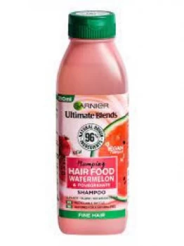 image of Garnier Ultimate Blends Hair Food Watermelon Shampoo 350ml Plumping Watermelon