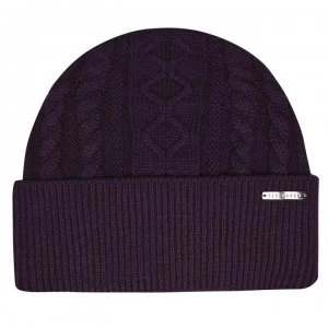 Image of Ted Baker Vartan Beanie - DP-PURPLE