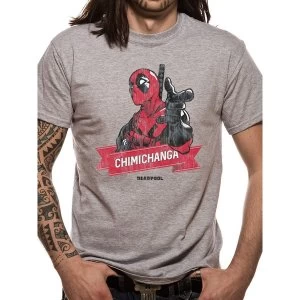 image of Deadpool - Unisex Max Action T-Shirt (Grey)