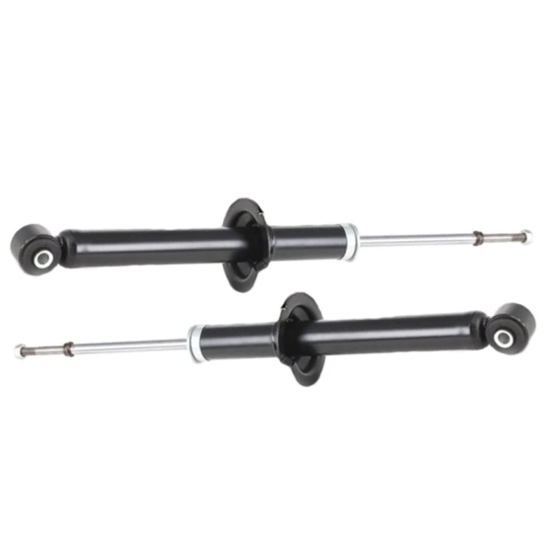 Image of RIDEX 854S18430 Shock absorber Rear Axle, Gas Pressure, Twin-Tube, Spring-bearing Damper, Bottom eye Shock Absorber (854)