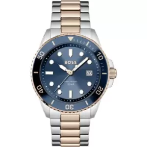 Image of Gents BOSS Ace Carnation Gold IP Bracelet Watch
