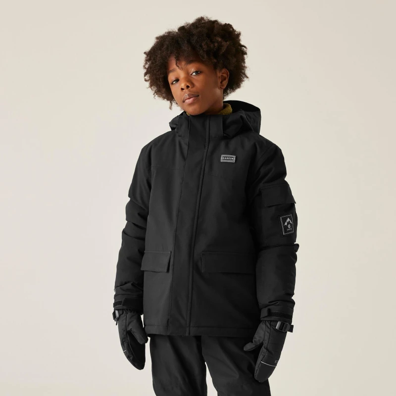 Image of Dare 2b Unisex Kids Shredder Waterproof Insulated Jacket Black unisex 3-4yrs