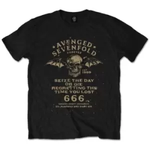 Image of Avenged Sevenfold - Seize the Day Unisex XX-Large T-Shirt - Black