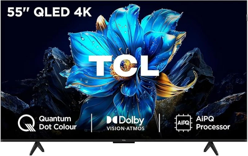 Image of TCL 55" 55P7K-UK Smart 4K Ultra HD HDR QLED TV