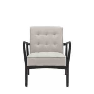 Image of Gallery Interiors Houndslow Armchair in Natural Weave