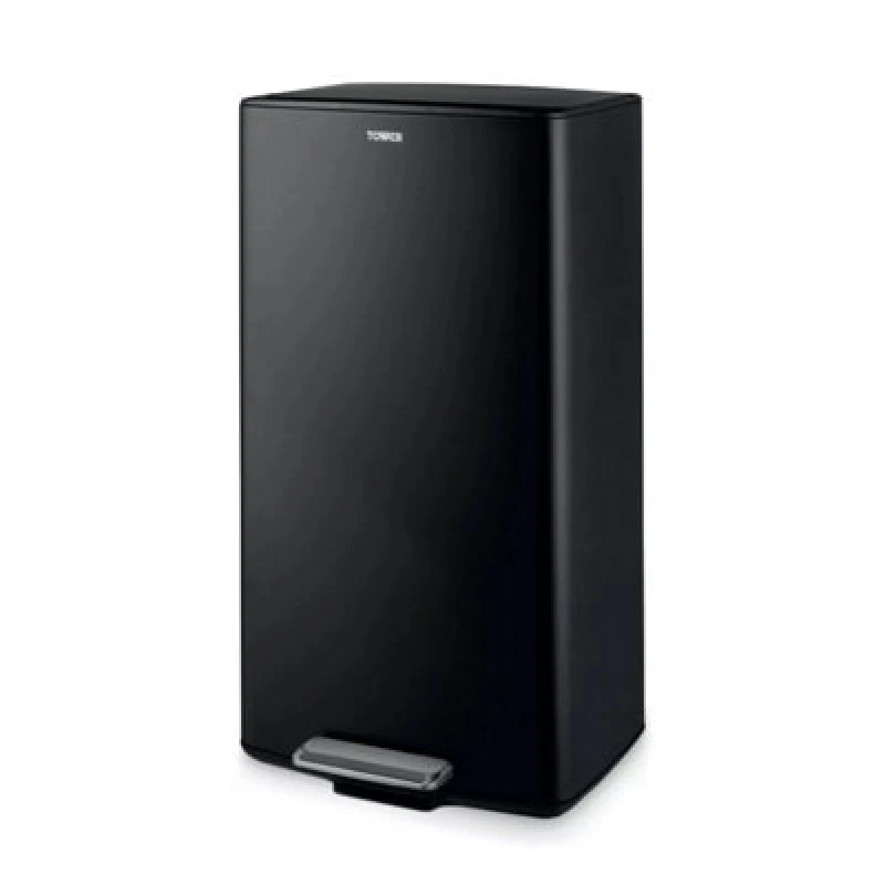 Image of Tower 40L Rectangular Pedal Bin Bins Medium Black 71243503390