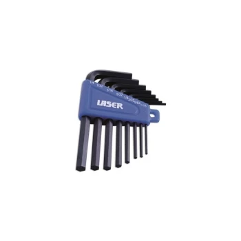 image of Hex Key Set - 8 Piece - 0267 - Laser