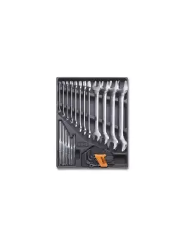 Image of Beta Tools T31 27pc Punch, Spanner and Key Set in Hard Tray for Roller Cabs