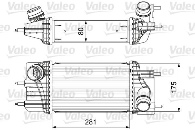 Image of Intercooler VALEO 818666