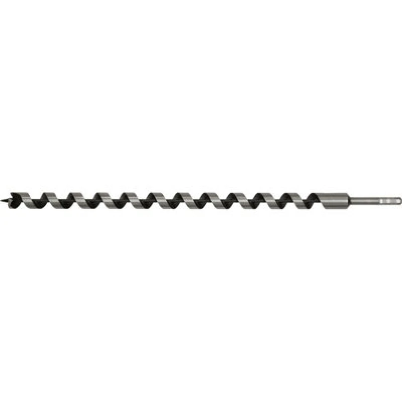 Image of Loops 25 x 600mm Hardened Auger Wood Drill Bit - Hexagonal Shank - Woodwork Timber Multi