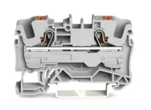 Image of Wago 2206-1201 Terminal Block, Dinrail, 2Ways, 8Awg
