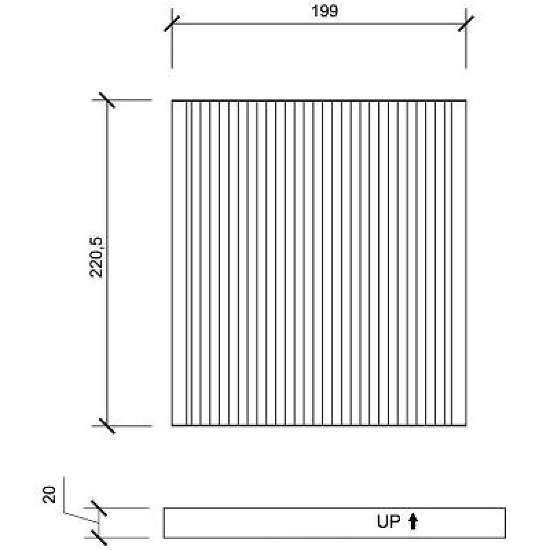 Image of Pollen filter DIEDERICHS DCI0102