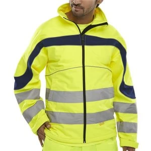 Image of BSeen XXXXL Hi Viz Jacket Saturn YellowNavy
