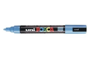 image of Posca PC-5M Light Blue Single Marker Pen PK1