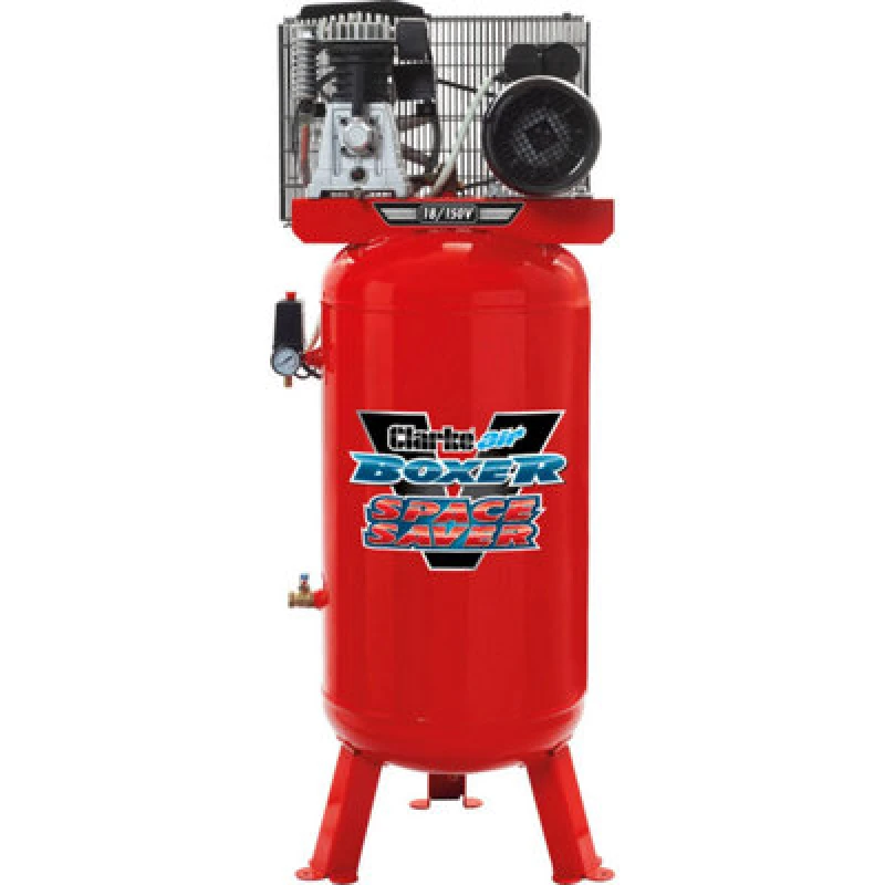 Image of Clarke International Clarke Boxer 18/150 V Electric Belt Driven Vertical Air Compressor