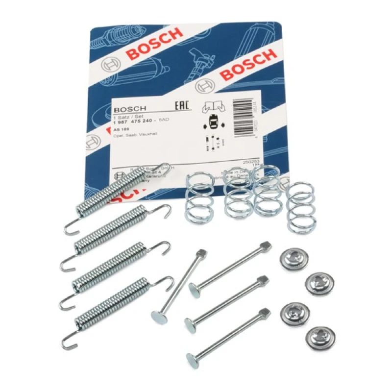 Image of Bosch 1 987 475 240 Accessory Kit, parking brake shoes Accessory Kit,parking brake shoes (1337)