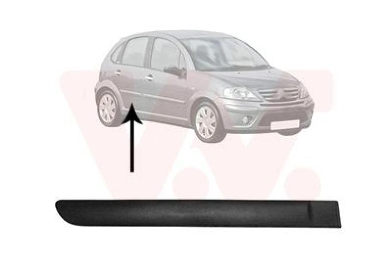 Image of VAN WEZEL Door moulding trim VAN WEZEL 0925406