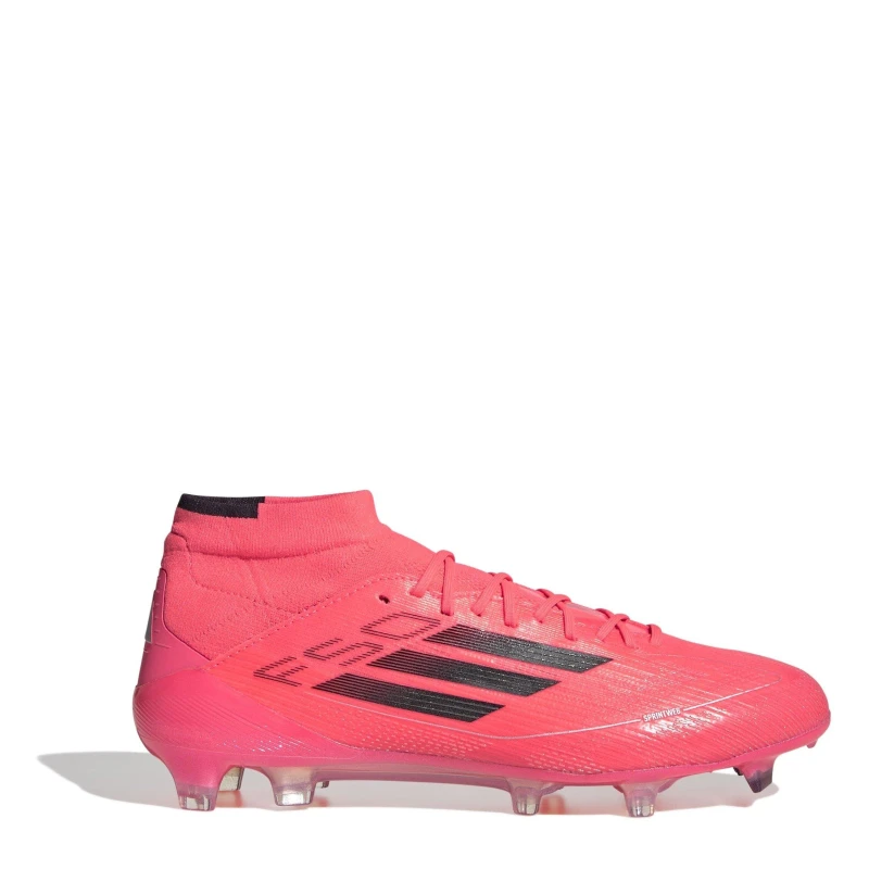 Image of adidas F50 Elite Mid-Cut Womens Firm Ground Football Boots - Pink Pink 4